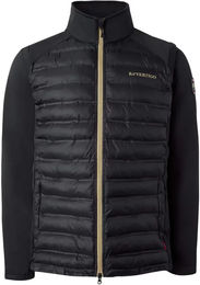 Produktbild von B Vertigo Brendan 2-in-1 Trainingsjacke für Herren aus Nylon in Grau und Schwarz