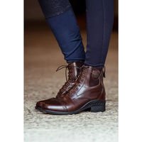 Produktbild von B Vertigo Damen Reitstiefeletten Jupiter aus Leder Braun Größe 36