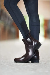 B Vertigo Damen Reitstiefeletten Neptune aus Leder Braun Größe 38 – Bild 1 von 8