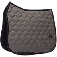 Produktbild von B Vertigo Dressur Schabracke Onyx Schwarz Grau mit Fleece-Futter