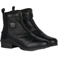 Produktbild von B Vertigo Mercury Winterreitstiefeletten aus Leder mit Lammfellfutter und wasserdichtem Design für Damen in Schwarz Größe 42