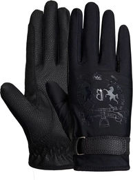 Produktbild von B Vertigo Reithandschuhe Laia für Damen aus Nylon in Schwarz Größe 7