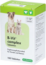 B-Vit Complex Vitamin Nahrungsergänzung in Tablettenform für Haut, Fell, Herz, Immunsystem und Verdauung – Bild 1 von 1