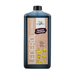 Produktbild von B&E Lederöl schwarz - 1000 ml