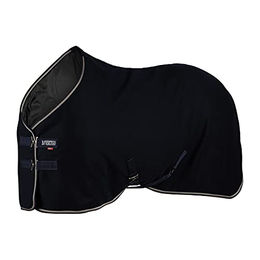 B Vertigo Arendal Wolldecke mit goldenem Streifen – Bild 1 von 5