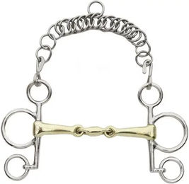 Produktbild von Baby Pelham mit doppelter Brechung für Pferde Kavalkade Kavalbit