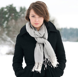 Produktbild von Back on Track Schal - grau