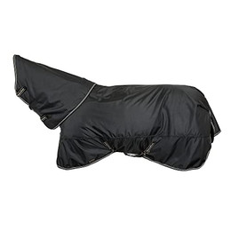 Produktbild von Back on Track Weidedecke Obsidian Turnout mit Halsteil 300 g - 300 g