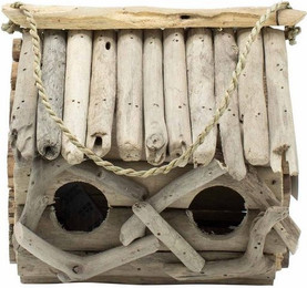 Produktbild von Bali-Homedecor Vogelhaus aus Treibholz Doppelt