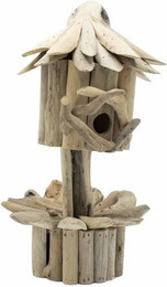 Produktbild von Bali-Homedecor Vogelhaus aus Treibholz mit Ständer