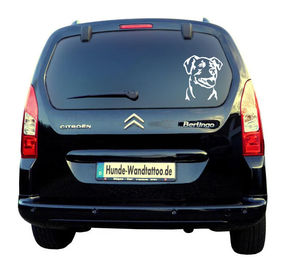 Produktbild von Bardino Kopf Auto Wohnmobil Aufkleber I Wandtattoo