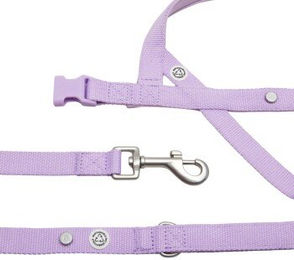 Barkalot Hundegeschirr-Spazierset flieder M – Bild 1 von 3