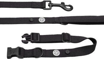 Produktbild von Barkalot Hundehalsband-Auslaufset schwarz M