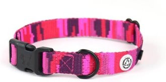 Produktbild von Barkalot Hundehalsband Recyceltes Polyester rosa S