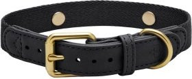 Produktbild von Barkalot Hundehalsband Veganes Leder schwarz XL