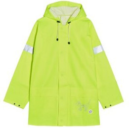 Produktbild von Barkalot Regenmantel aus Upcycled-Stoff neon gelb S