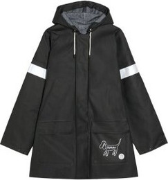 Produktbild von Barkalot Regenmantel aus Upcycled-Stoff schwarz S