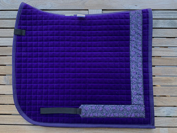 Produktbild von Barockschabracke Samt -Heckenrose lila-