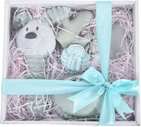 Produktbild von BARRY KING Hundegeschenkset 5in1 grau/blau