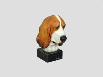 Produktbild von Basset Hound - handbemalte Figurine aus Resin