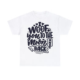 Produktbild von Baumwolle T-Shirt "I WOOF YOU"