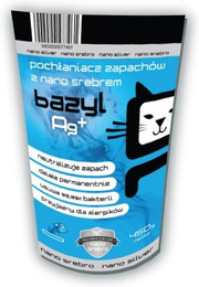 Produktbild von BAZYL Ag+ Bentonit Geruchsabsorber für Katzen - 450 g