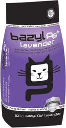 Produktbild von BAZYL Ag+ Lavender 10 L Bentonit-Katzenstreu mit Nanosilber und Lavendelduft für Katzen