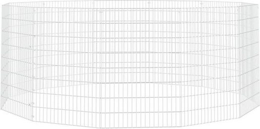 Produktbild von BD Käfig für Kaninchen, 12 Paneele, verzinktes Eisen - 12 x 54 cm