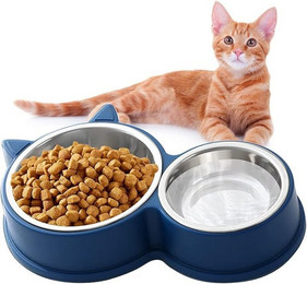 Produktbild von Beaface Futternapf Edelstahl Doppelnapf rutschfest