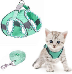 Produktbild von Beaface Hunde-Geschirr Katzen-Geschirr, Ausbruchssicher, Verstellbares Katzen-Geschirr,