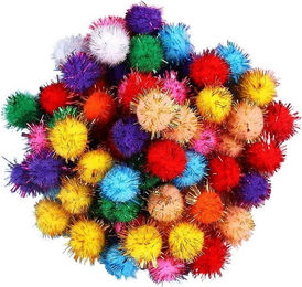 Produktbild von Beaface Katzenbälle Pom Pom Spielzeug - 25 x 3,5 cm