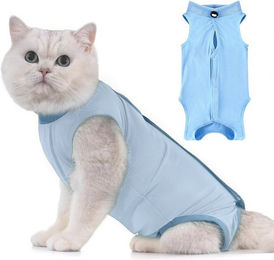 Produktbild von Beaface Tiermantel Katzen-Bodysuit für OP-Genesung und Kastration