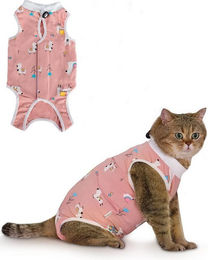Produktbild von Beaface Tiermantel Operation Anti-Lecken Kastration Katzen-Bodysuit