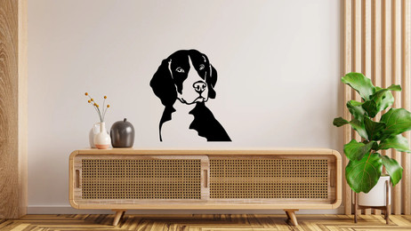 Produktbild von Beagle Kopf Wandtattoo Wandbild Wandsticker Wandaufkleber Wanddekoration