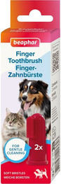 Produktbild von beaphar Fingerzahnbürste Hund und Katze 2 St.