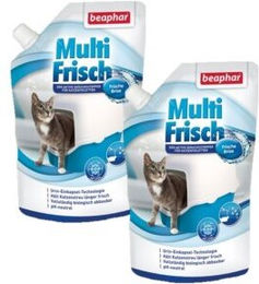 Produktbild von Beaphar Multi-Frisch für Katzentoiletten 400g 2xFrische Brise, 2x