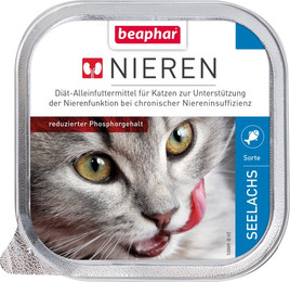 Produktbild von Beaphar Nierendiät Seelachs Nassfutter für Katzen - 6 x 100 g