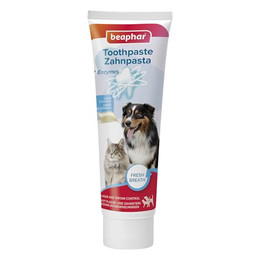 Produktbild von Beaphar Zahnpasta für Hunde und Katzen mit Leber-Geschmack - 3 x 100 g