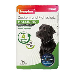 Produktbild von beaphar Zecken- und Flohschutz Halsband für Hunde
