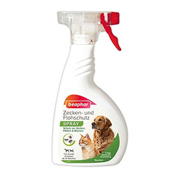 Produktbild von beaphar Zecken- und Flohschutz Spray Hund/Katze - 3 x 400 ml