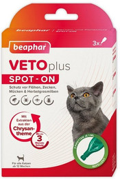 Produktbild von beaphar Zeckenschutzmittel VETOplus Spot-On für Katzen - 1 ml