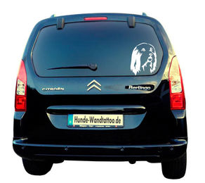 Produktbild von Bearded Collie Kopf Auto Wohnmobil Aufkleber  I Wandtattoo