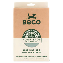 Produktbild von Beco kompostierbare Hundekotbeutel mit Griff