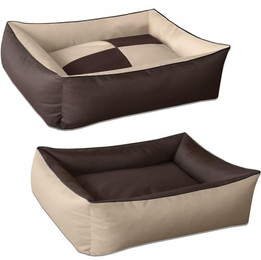 Produktbild von BedDog Hundebett MAX QUATTRO mit Rand, Bezug abnehmbar