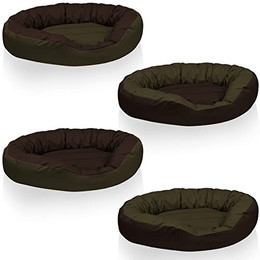 Produktbild von BedDog Hundebett SUNNY mit Rand, Bezug abnehmbar