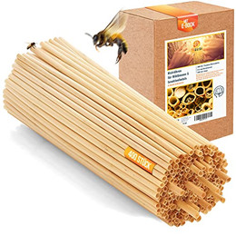 Produktbild von BEESI 400x Nisthülsen Stroh 20 cm lang für Insektenhotel Durchmesser 3-5 mm