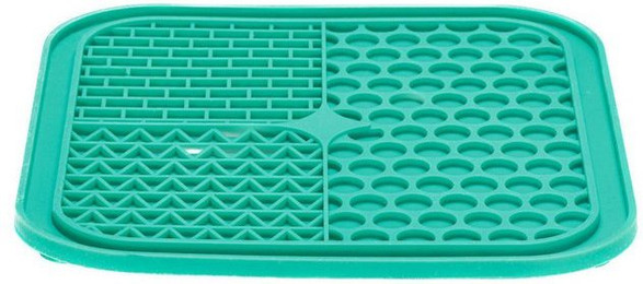 Produktbild von Beeztees Antischlingnapf Leckmatte Gourmet aus Silikon grün