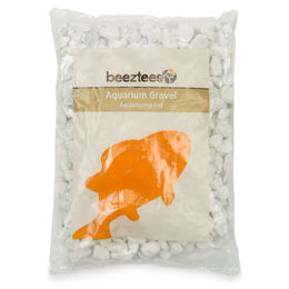 Produktbild von Beeztees Aquarienkies Carrara Rund - 1 kg