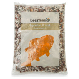 Produktbild von Beeztees Aquarium Kies braun/weiß - 0,9 kg