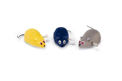 Produktbild von Beeztees Aufziehmaus Katzenspielzeug aus Samt